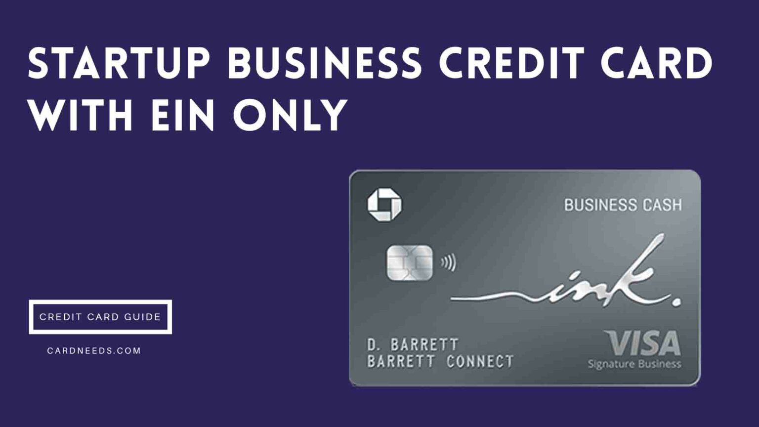 Startup Business Credit Card With EIN Only